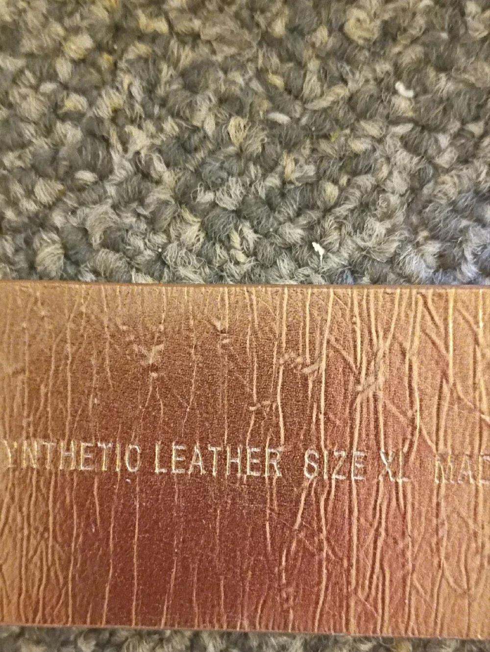 Michael Kors Tan Leather Belt with Gold MK Logo Buckle